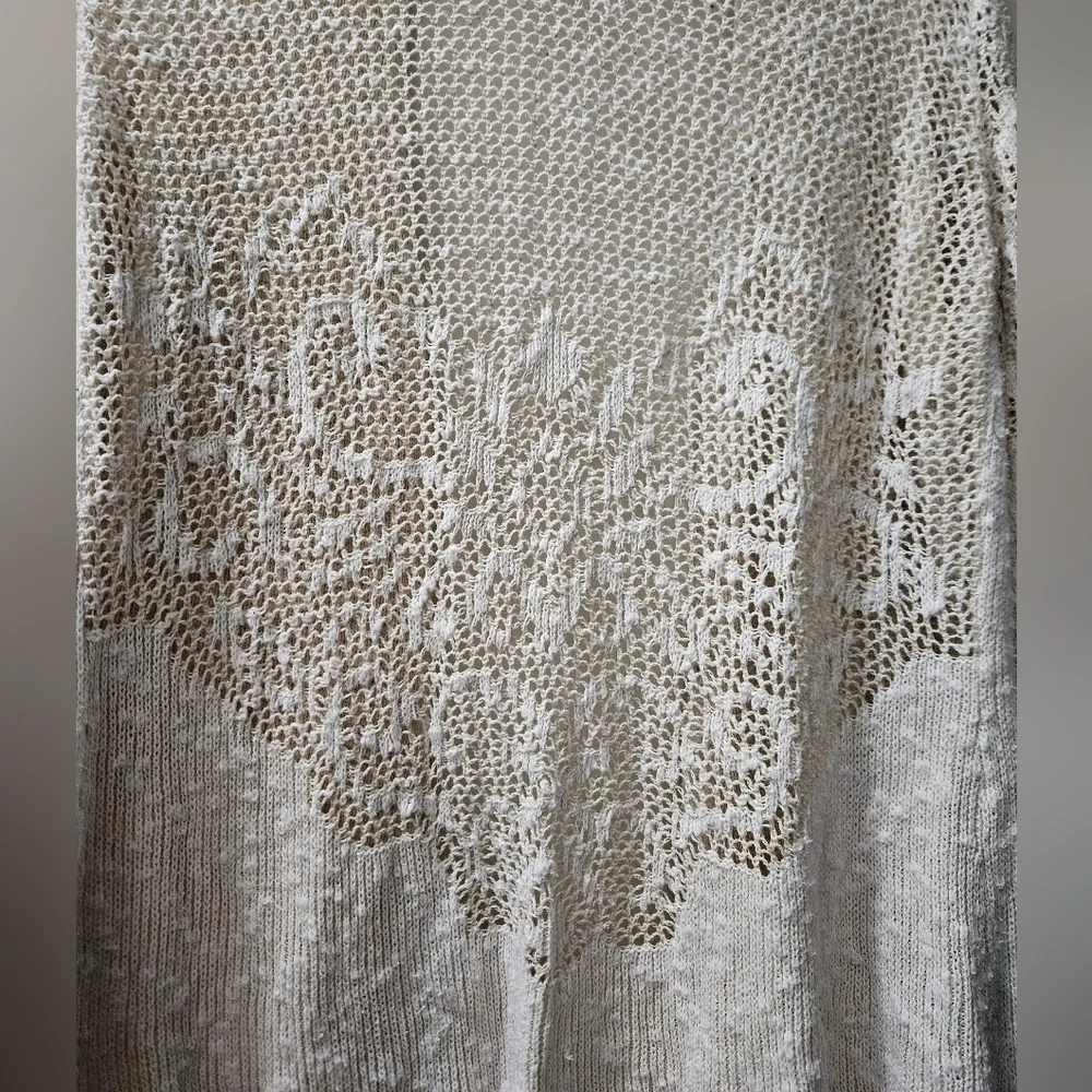 Crystal Kobe M cotton lace open sweater - Picture 7 of 10